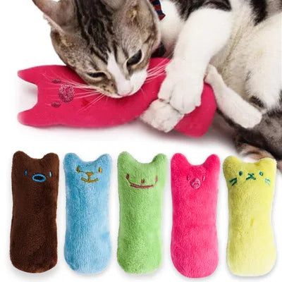 Catnip-Plüschspielzeug mit Knistereffekt für Katzen