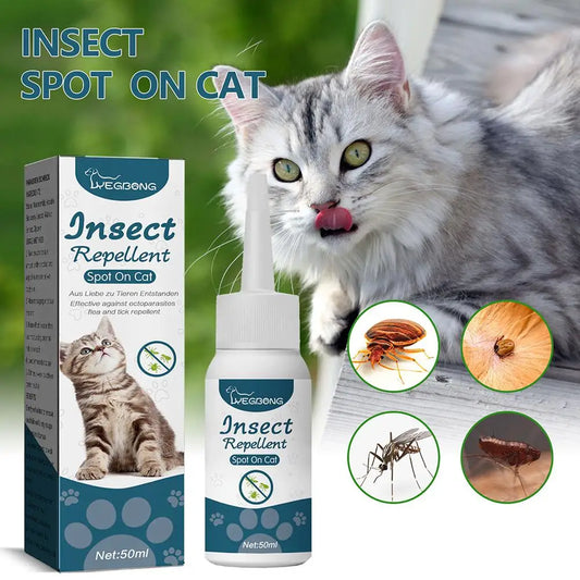 Floh- und Zeckentropfen für Hunde und Katzen