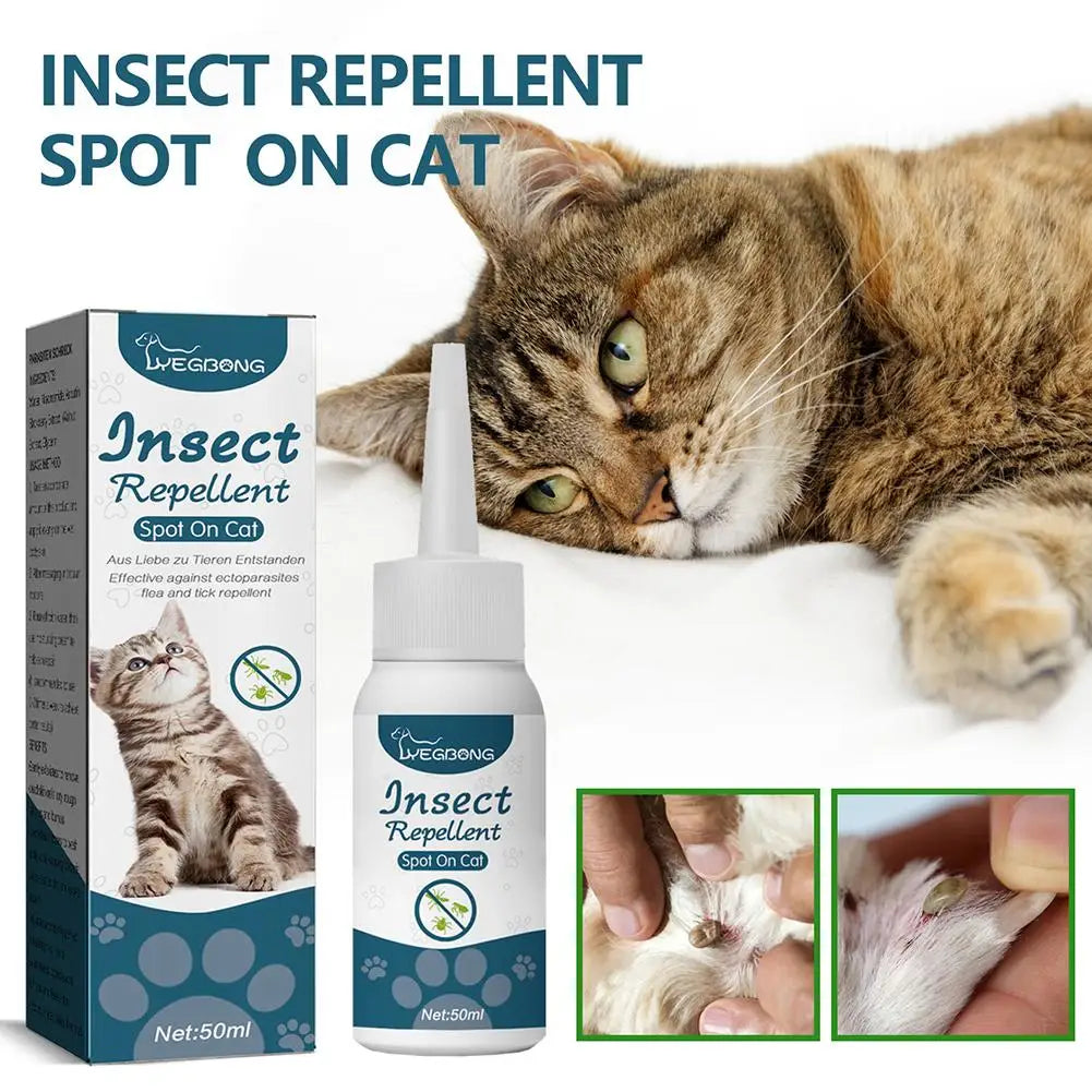Floh- und Zeckentropfen für Hunde und Katzen
