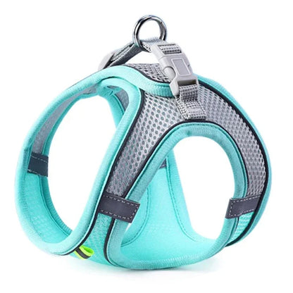 Reflektierendes Mesh-Hundegeschirr mit Leine