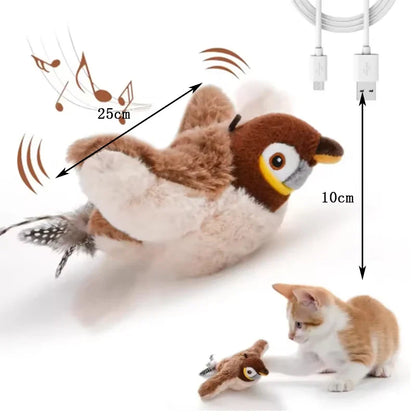 Interaktiver Flatter-Vogel für Katzen