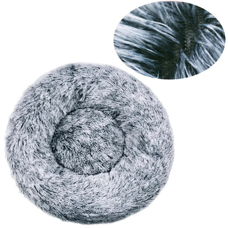 Kuscheliges Donut-Hundebett – warmes rundes Nest